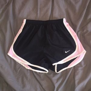 Pink nike runners shorts